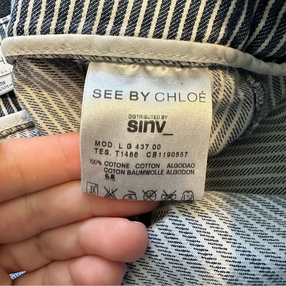 See by Chloe Striped Mini Skirt - Picture 5 of 5